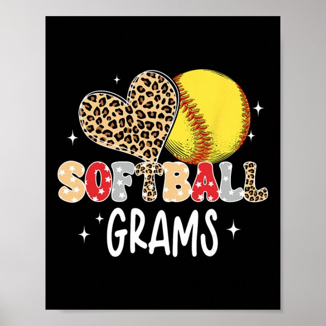 Softll Grams Cute Leopard Heart Softll Player Love Poster (Front)