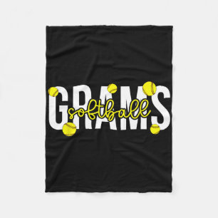 Softll Grams Grandma Grams Of A Softll Player  Fleece Blanket