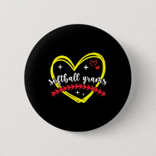 Softll Grams Heart Grandma Grams Of A Softll Playe 6 Cm Round Badge