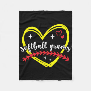 Softll Grams Heart Grandma Grams Of A Softll Playe Fleece Blanket
