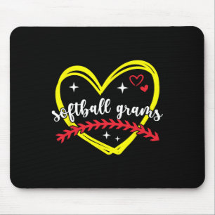 Softll Grams Heart Grandma Grams Of A Softll Playe Mouse Pad