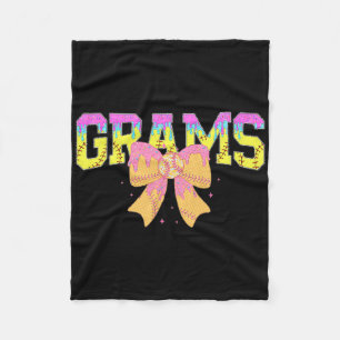 Softll Grams Ice Cream Drip Game Day Family Matchi Fleece Blanket
