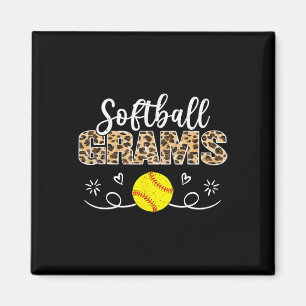 Softll Grams Leopard Funny Softll Player Magnet