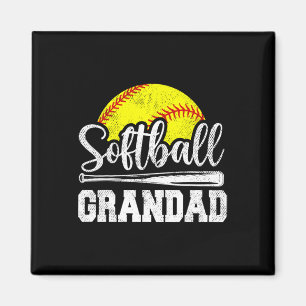 Softll Grandad Softll Player Game Day Father&# s  Magnet