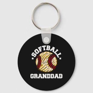 Softll Granddad Distressed Vintage Funny Grandpa G Key Ring