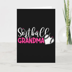 Softll Grandma Funny Softll Player Novelty Gifts Card