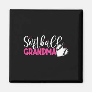 Softll Grandma Funny Softll Player Novelty Gifts  Magnet
