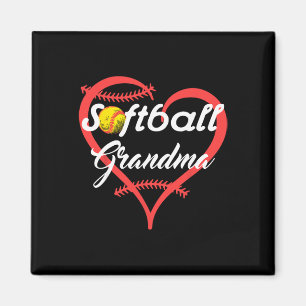 Softll Grandma Heart Proud Softll Grandmother  Magnet