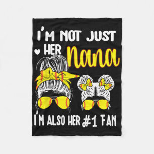 Softll Grandma Nana Granddaughter Softll Nana  Fleece Blanket