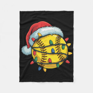 Softll Ll Santa Hat Christmas Softll Xmas Lights K Fleece Blanket