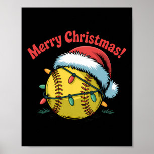 Softll Ll Santa Hat Christmas Softll Xmas Lights K Poster