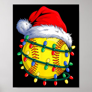 Softll Ll Santa Hat Christmas Softll Xmas Lights _ Poster