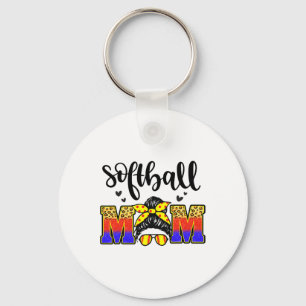 Softll Love Softll Life Mom High School Softll Pla Key Ring