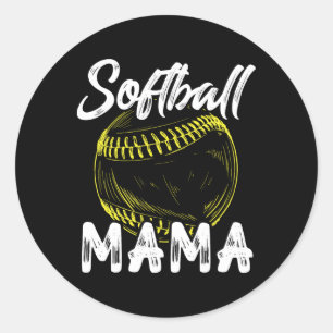 Softll Mama For Women Family Matching Players Moth Classic Round Sticker