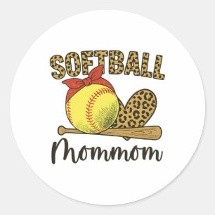 Softll Mommom Mothers Day Softll Player Classic Round Sticker