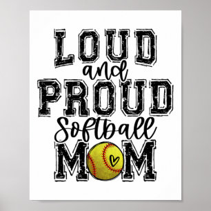 Softll Mum Loud Proud Softll Mama University Colle Poster