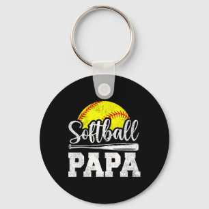 Softll Papa Softll Player Game Day Father&# s Day Key Ring