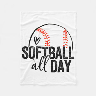 Softll Player Teen Girls Women Men Softll Lover Fleece Blanket
