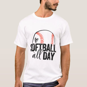 Softll Player Teen Girls Women Men Softll Lover T-Shirt