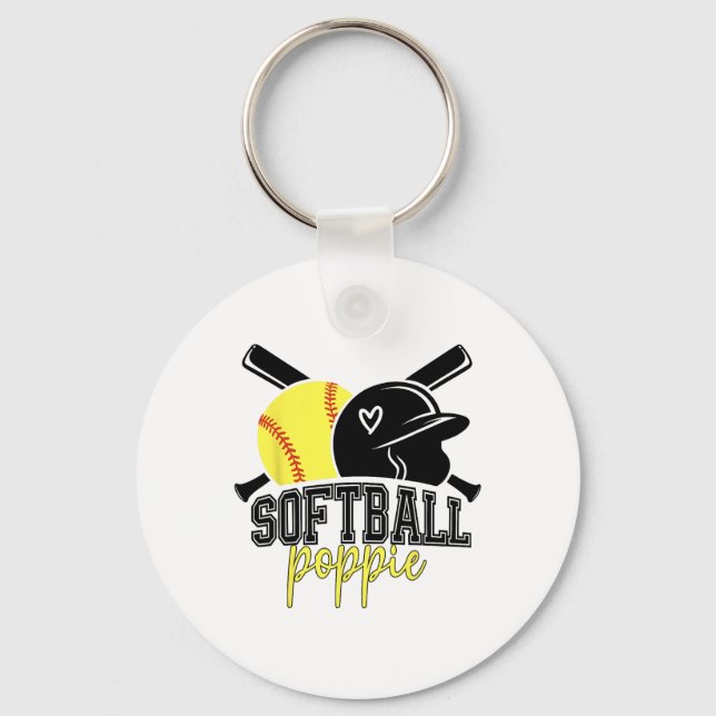 Softll Poppie Funny Softll Player Poppie  Key Ring (Front)