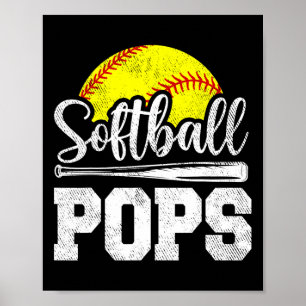 Softll Pops Softll Player Game Day Father&#; s Day Poster