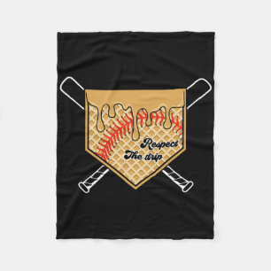 Softll Sell Drip Boys Ice Cream Drip Youth Sell Fleece Blanket