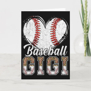 Softll Sell Gigi Heart Leopard Print Mother's Day  Card