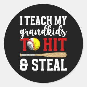 Softll Sell Grandma Funny Sell Softll Grandma _1 Classic Round Sticker