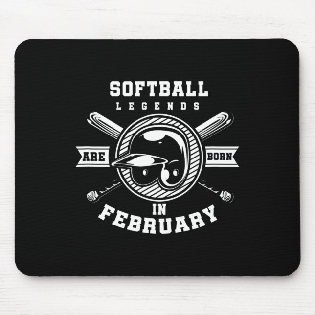 Softll Sell Legend Born Player February Gift  Mouse Pad (Front)