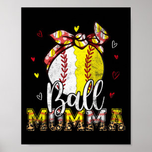 Softll Sell Ll Momma Ndana Leopard Mothers Day  Poster