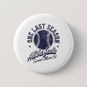 Softll Senior Mum 2026 Distressed 6 Cm Round Badge
