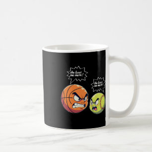Softll Sketll Girl Women Daughter She Love Me More Coffee Mug