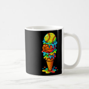 Softll Sketll Ice Cream Drip Colourful Summer Game Coffee Mug