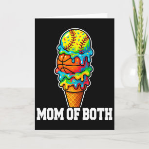 Softll Sketll Mum Ice Cream Drip Summer Game Day Card