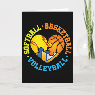Softll Sketll Volleyll Card
