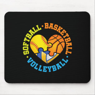 Softll Sketll Volleyll  Mouse Pad