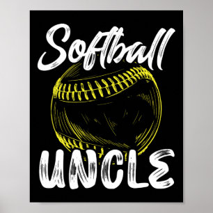 Softll Uncle For Men Family Matching Players Fathe Poster