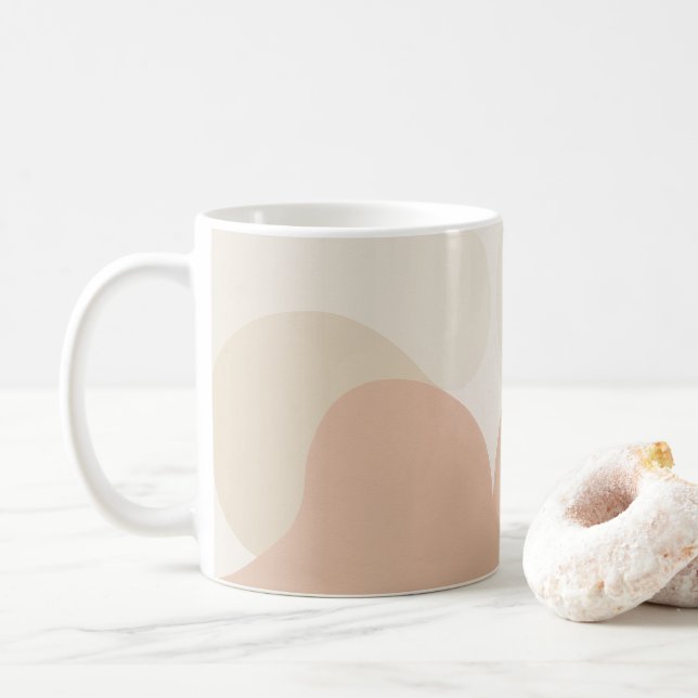 Softly Rounded Mug – Serene Curves (With Donut)