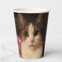 "Softness in Her Gaze--Pink Ribbon Cup"
