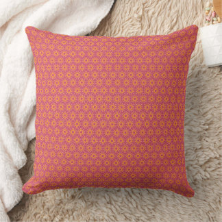 Softness In Pink Patterns Throw Pillow