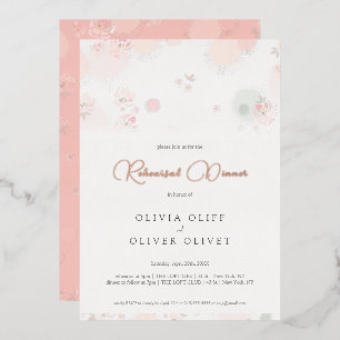 Softness Tea Roses Rehearsal Dinner