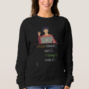 Software Developer Binary Computer Science Progra Sweatshirt