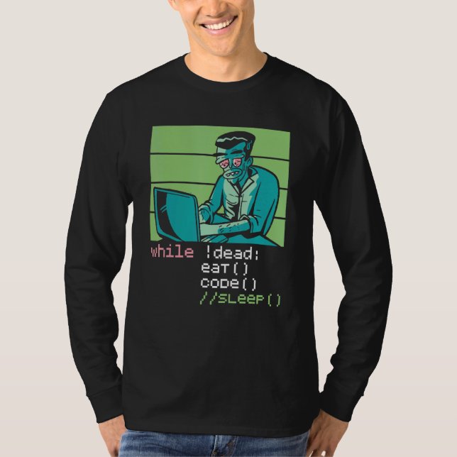 Software Developer Binary Computer Science  Progra T-Shirt (Front)