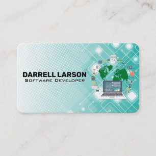 Software Developer Data Center AI Tech Business Card