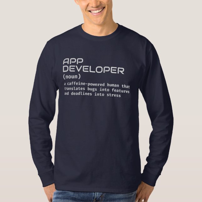 Software Developer – Funny Definition T-Shirt (Front)