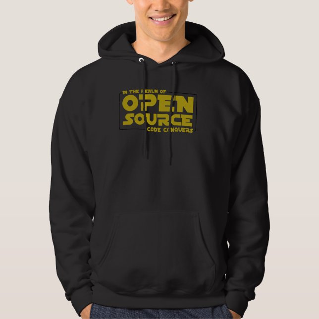 Software Developer In The Realm Of Open Source Cod Hoodie (Front)