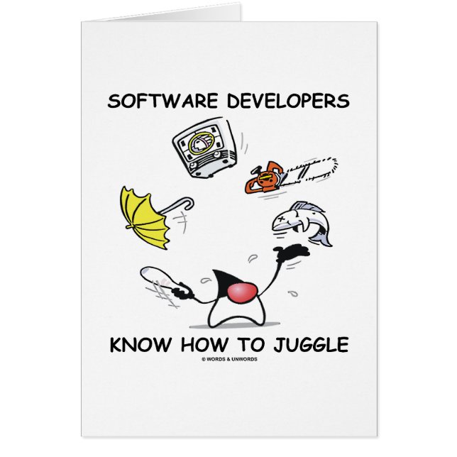 Software Developers Know How To Juggle (Duke) (Front)