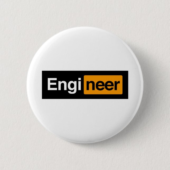 Software Engineer 6 Cm Round Badge (Front)