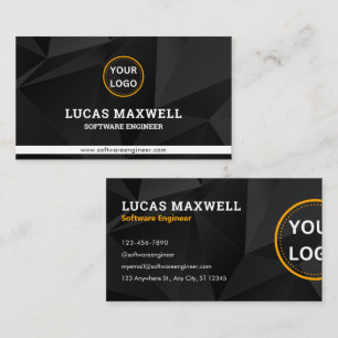 Software Engineer Business Cards Creative