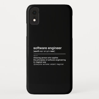 Software engineer iPhone XR case
